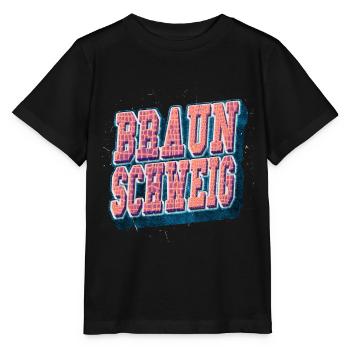 Braunschweig Germany City Font Vintage - Stanley/Stella MINI CREATOR Kids’ T-Shirt - black - Front - Mikhail (115cm)