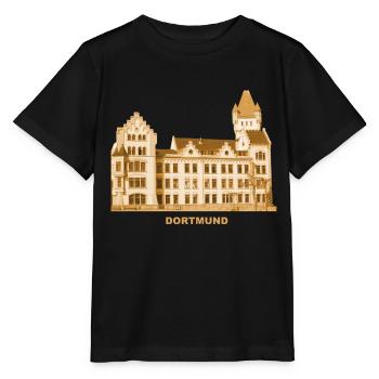 Château de Dortmund Hörder Rhénanie-du-Nord-Westphalie - T-shirt bio MINI CREATOR Stanley/Stella Enfant - noir - Devant - Mikhail (115cm)