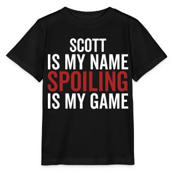 Scott ist mein Name Verderben ist mein Spiel - Stanley/Stella Kinder T-Shirt MINI CREATOR  - Schwarz - Vorne - Mikhail (115cm)