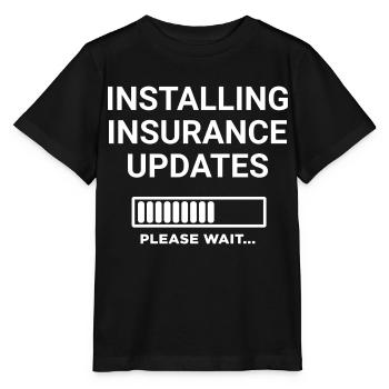 Installing Insurance Updates Please Wait - Stanley/Stella MINI CREATOR Kids’ T-Shirt - black - Front - Mikhail (115cm)
