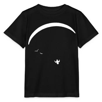 Paragliding - Stanley/Stella MINI CREATOR Kids’ T-Shirt - black - Front - Mikhail (115cm)
