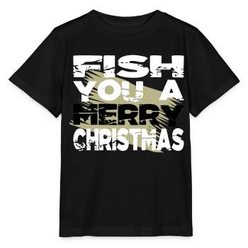 cool dino bedroom fish head dinosaur tshirt - Stanley/Stella MINI CREATOR Kids’ T-Shirt - black - Front - Mikhail (115cm)
