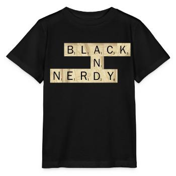 Black and Nerdy - Stanley/Stella MINI CREATOR Kids’ T-Shirt - black - Front - Mikhail (115cm)