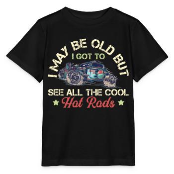 Hot Rods - Oldtimer - Stanley/Stella Kinder T-Shirt MINI CREATOR  - Schwarz - Vorne - Mikhail (115cm)