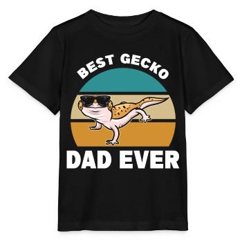Gecko - Stanley/Stella MINI CREATOR Kids’ T-Shirt - black - Front - Mikhail (115cm)