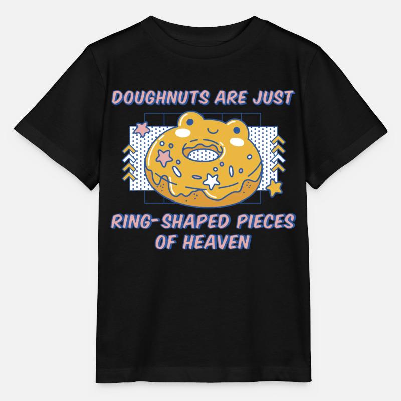Doughnuts Are Just Ring-Shaped Pieces Of Heaven - Stanley/Stella Kinder T-Shirt MINI CREATOR - Schwarz