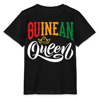 Guinea Königin Guinea Guinea Guinea Flagge - Stanley/Stella Kinder T-Shirt MINI CREATOR  - Schwarz - Vorne - Mikhail (115cm)