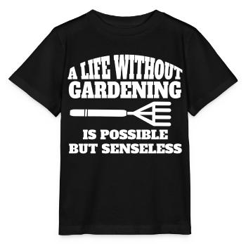 Hobbygärtner Gärtner Obstgarten Garten Geschenk - Stanley/Stella Kinder T-Shirt MINI CREATOR  - Schwarz - Vorne - Mikhail (115cm)