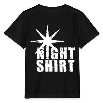 NIGHTSHIRT good night ! cool nightgown used look - Stanley/Stella MINI CREATOR Kids’ T-Shirt - black - Front - Mikhail (115cm)