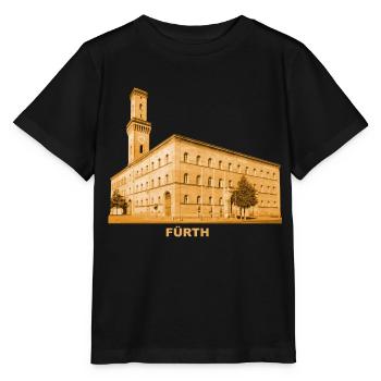 Mairie de Fürth Moyenne Franconie Bavière - T-shirt bio MINI CREATOR Stanley/Stella Enfant - noir - Devant - Mikhail (115cm)