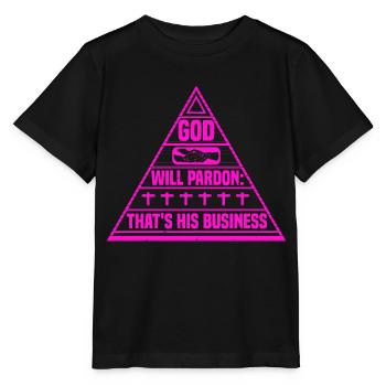 GOTT WIRD IHM VERZEIHEN, DASS ES SEINE SACHE IST - Stanley/Stella Kinder T-Shirt MINI CREATOR  - Schwarz - Vorne - Mikhail (115cm)