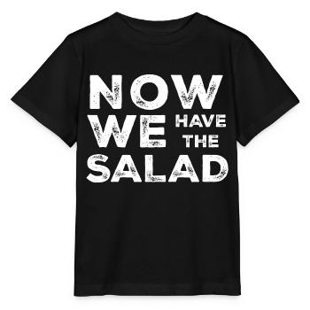 Maintenant, nous avons la salade - T-shirt bio MINI CREATOR Stanley/Stella Enfant - noir - Devant - Mikhail (115cm)