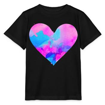Mother's Day Valentine's Day Love Wedding Engagement - Stanley/Stella MINI CREATOR Kids’ T-Shirt - black - Front - Mikhail (115cm)
