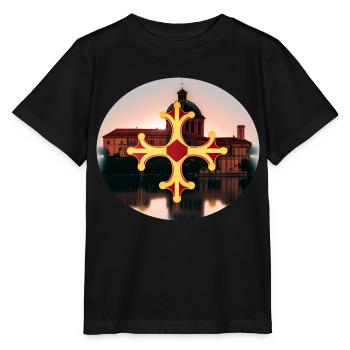 ovale tlse - T-shirt bio MINI CREATOR Stanley/Stella Enfant - noir - Devant - Mikhail (115cm)