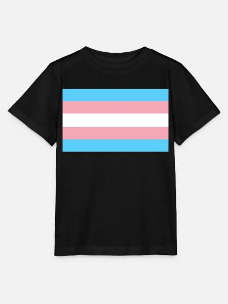 Transgender-Pride-Flagge - Stanley/Stella Kinder T-Shirt MINI CREATOR - Schwarz