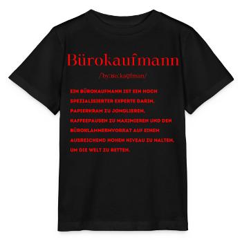 Bürokaufmann Definition - Stanley/Stella Kinder T-Shirt MINI CREATOR  - Schwarz - Vorne - Mikhail (115cm)
