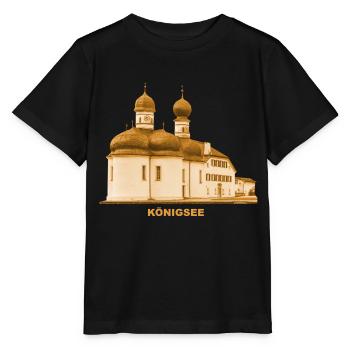 Königsee Church Berchtesgaden Bavaria Schönau - T-shirt bio MINI CREATOR Stanley/Stella Enfant - noir - Devant - Mikhail (115cm)