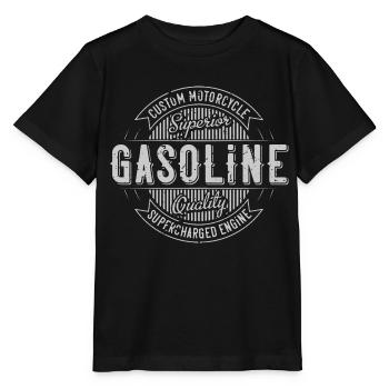 Gasoline - Stanley/Stella MINI CREATOR Kids’ T-Shirt - black - Front - Mikhail (115cm)