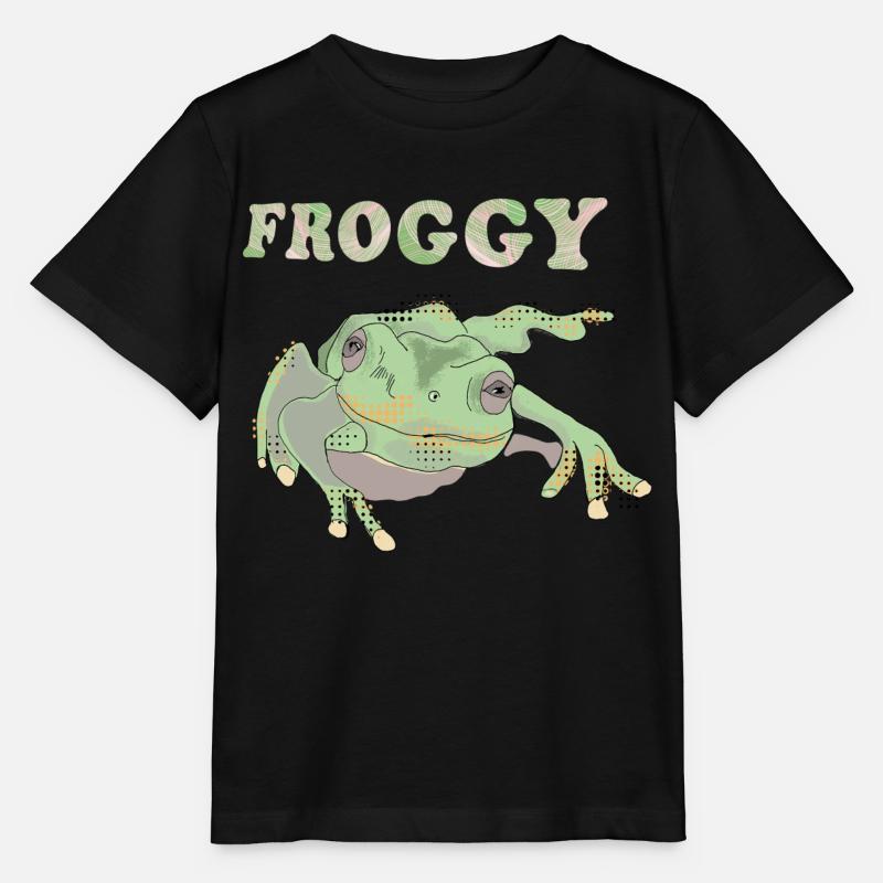 Froggie - T-shirt bio MINI CREATOR Stanley/Stella Enfant - noir