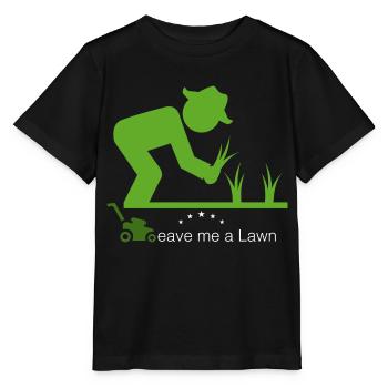 Leave me a Lawn - Stanley/Stella Kinder T-Shirt MINI CREATOR  - Schwarz - Vorne - Mikhail (115cm)