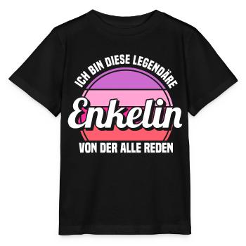 Enkelin - Stanley/Stella Kinder T-Shirt MINI CREATOR  - Schwarz - Vorne - Mikhail (115cm)
