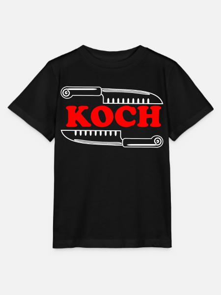 Koch - Stanley/Stella Kinder T-Shirt MINI CREATOR - Schwarz