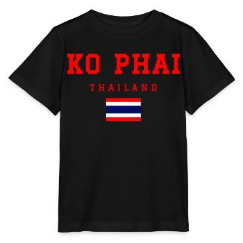 Ko Phai Thailand - Stanley/Stella Kinder T-Shirt MINI CREATOR  - Schwarz - Vorne - Mikhail (115cm)