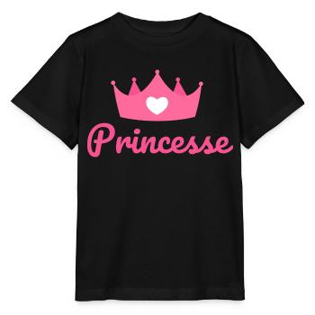 Princesse - T-shirt bio MINI CREATOR Stanley/Stella Enfant - noir - Devant - Mikhail (115cm)