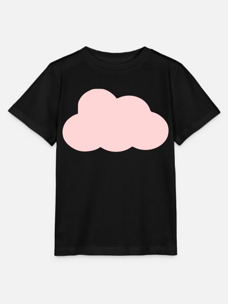 Einfache Wolke - Stanley/Stella Kinder T-Shirt MINI CREATOR - Schwarz