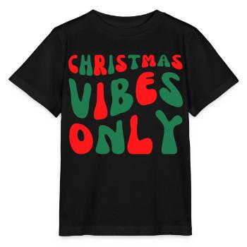 Nur weihnachtliche Vibes - Stanley/Stella Kinder T-Shirt MINI CREATOR  - Schwarz - Vorne - Mikhail (115cm)
