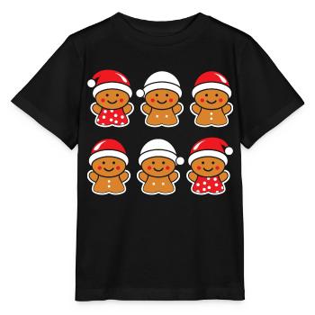 Lebkuchenmann - Stanley/Stella Kinder T-Shirt MINI CREATOR  - Schwarz - Vorne - Mikhail (115cm)