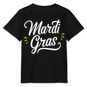 Mardi Gras - T-shirt bio MINI CREATOR Stanley/Stella Enfant - noir - Devant - Mikhail (115cm)
