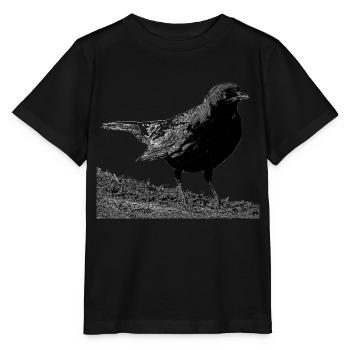 Merle, A730357 - T-shirt bio MINI CREATOR Stanley/Stella Enfant - noir - Devant - Mikhail (115cm)