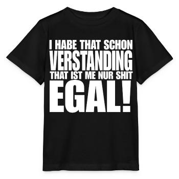 Egal - Stanley/Stella Kinder T-Shirt MINI CREATOR  - Schwarz - Vorne - Mikhail (115cm)