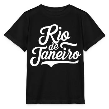 Rio de Janeiro - T-shirt bio MINI CREATOR Stanley/Stella Enfant - noir - Devant - Mikhail (115cm)