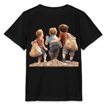 L’importance d’une enfance insouciante - T-shirt bio MINI CREATOR Stanley/Stella Enfant - noir - Devant - Mikhail (115cm)