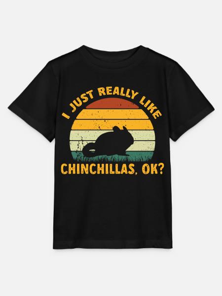 Chinchilla - Stanley/Stella Kinder T-Shirt MINI CREATOR  - Schwarz