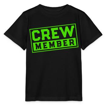 Membre d’équipage - T-shirt bio MINI CREATOR Stanley/Stella Enfant - noir - Devant - Mikhail (115cm)