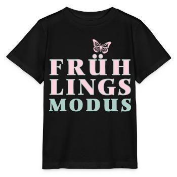 Mode Printemps - Le printemps est là ! - T-shirt bio MINI CREATOR Stanley/Stella Enfant - noir - Devant - Mikhail (115cm)