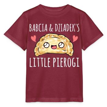 Pierogi polonais - T-shirt bio MINI CREATOR Stanley/Stella Enfant - bordeaux - Devant - Kain (125cm)