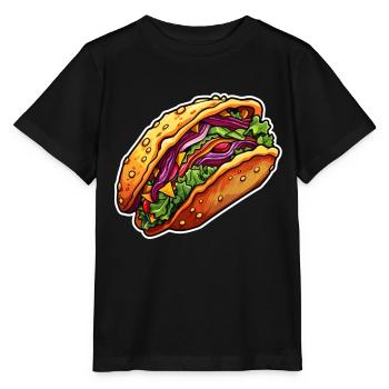 Tacos - Stanley/Stella MINI CREATOR Kids’ T-Shirt - black - Front - Mikhail (115cm)