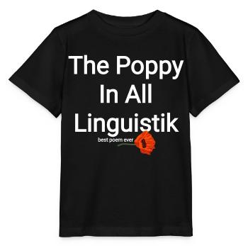 Thinker Poet Poet - Stanley/Stella MINI CREATOR Kids’ T-Shirt - black - Front - Mikhail (115cm)