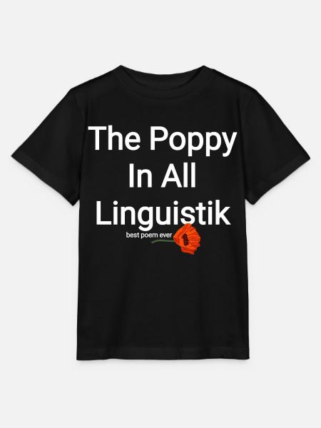 Denker Dichter Poet - Stanley/Stella Kinder T-Shirt MINI CREATOR - Schwarz