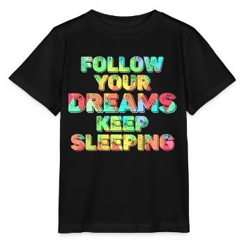Lass deine Träume weiter schlafen - Stanley/Stella Kinder T-Shirt MINI CREATOR  - Schwarz - Vorne - Mikhail (115cm)