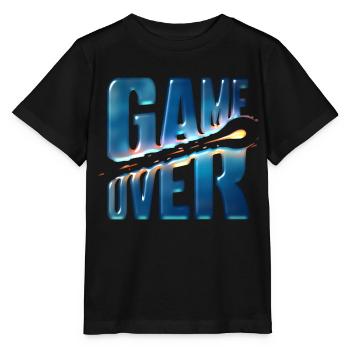 GAME OVER GEL - T-shirt bio MINI CREATOR Stanley/Stella Enfant - noir - Devant - Mikhail (115cm)