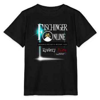 Fischinger Online en grand avec Mystery Files | abrégé - T-shirt bio MINI CREATOR Stanley/Stella Enfant - noir - Devant - Mikhail (115cm)