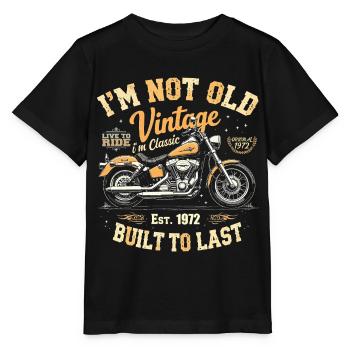 1972 Cadeau 1972 vintage 1972 limited edition 1972 - Stanley/Stella Kinder T-Shirt MINI CREATOR  - Schwarz - Vorne - Mikhail (115cm)