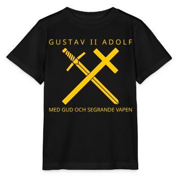 Gustav II. Adolf - Stanley/Stella Kinder T-Shirt MINI CREATOR  - Schwarz - Vorne - Mikhail (115cm)