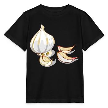 Knoblauch - Stanley/Stella Kinder T-Shirt MINI CREATOR  - Schwarz - Vorne - Mikhail (115cm)