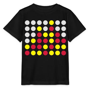 Vier gewinnt! - Stanley/Stella Kinder T-Shirt MINI CREATOR  - Schwarz - Vorne - Mikhail (115cm)